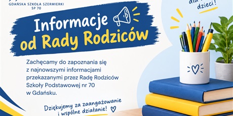 Informacje od Rady Rodziców