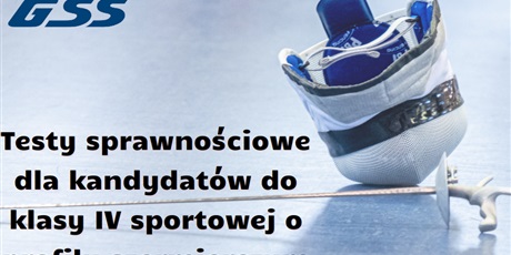 Testy sprawnościowe dla kandydatów do klasy IV