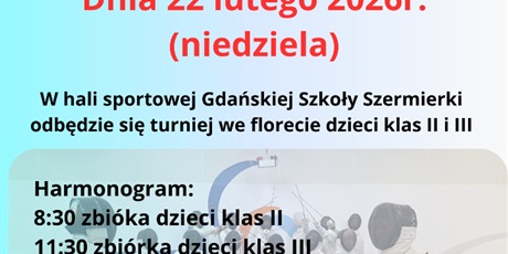 XXIII Szkolny Turniej Karnawałowy we florecie dzieci klas II i III