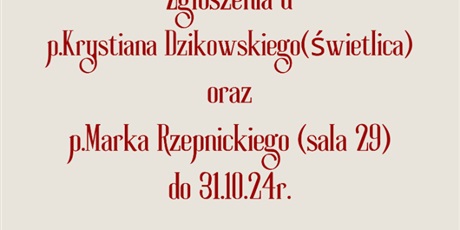 Zapisy na III Szkolny Turniej Szachowy Laufer