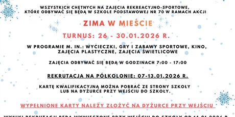 Zima w mieście 2026